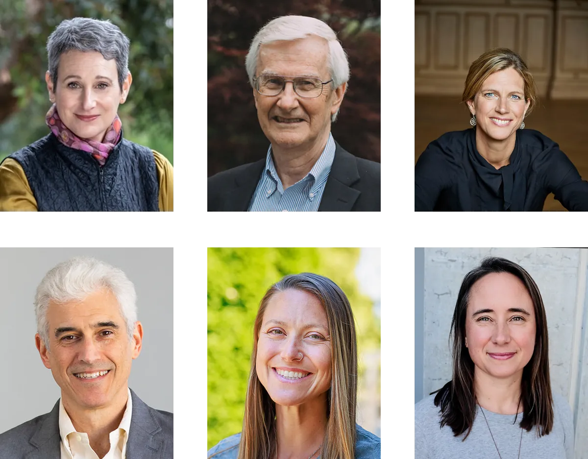 Six of the partners and guest experts who contribute to our work